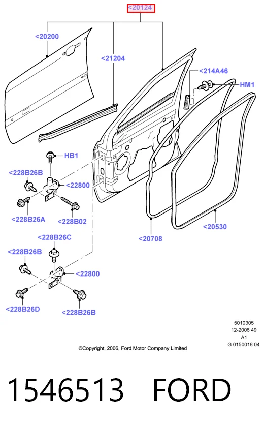 Porta dianteira esquerda para Ford S-Max  CA1
