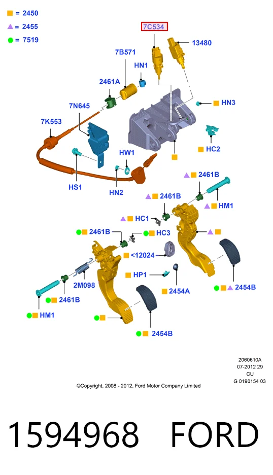 Sensor de ativação do sinal de parada Peugeot/Citroen 453461 preço, a partir de 18,61 USD