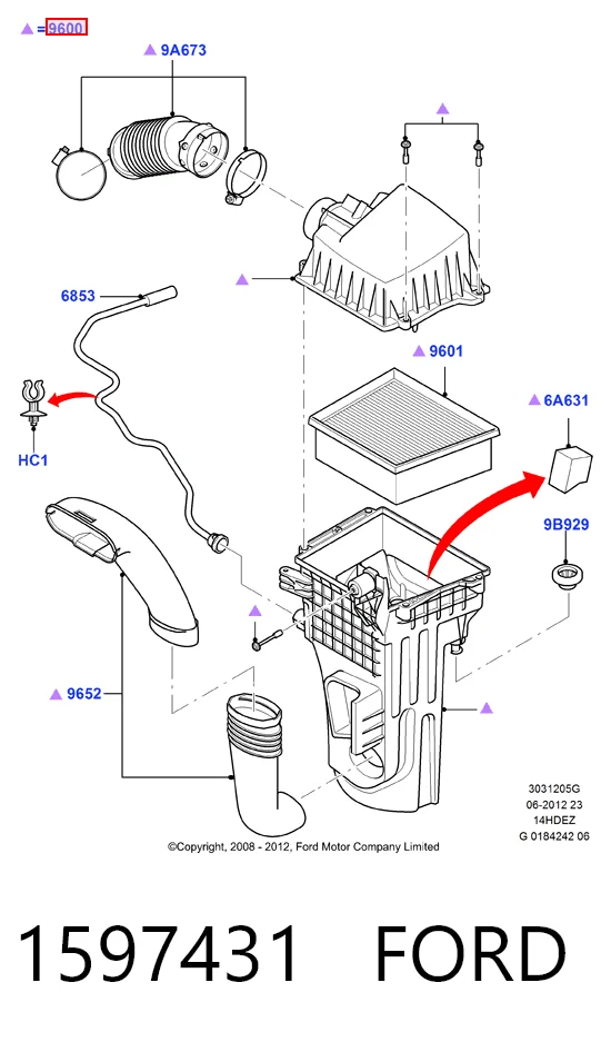 1597431 Ford