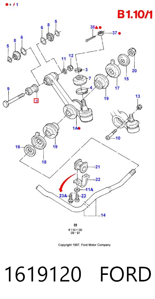  para Ford Fiesta II (FBD)