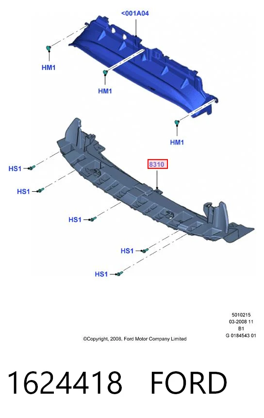 Compre HMP8A618B384AF Hmpx Defletor do pára-choque dianteiro