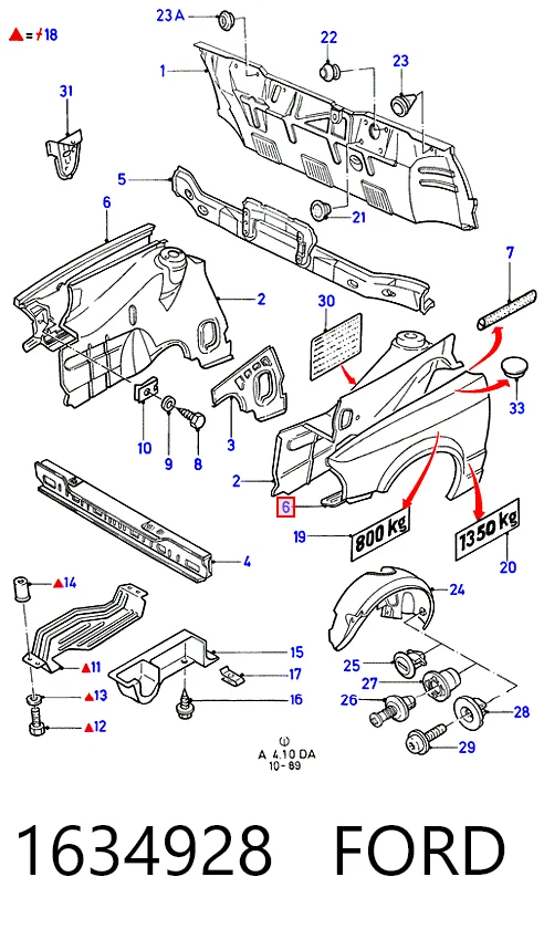  Ford Escort IV (GAF, AWF, ABFT)