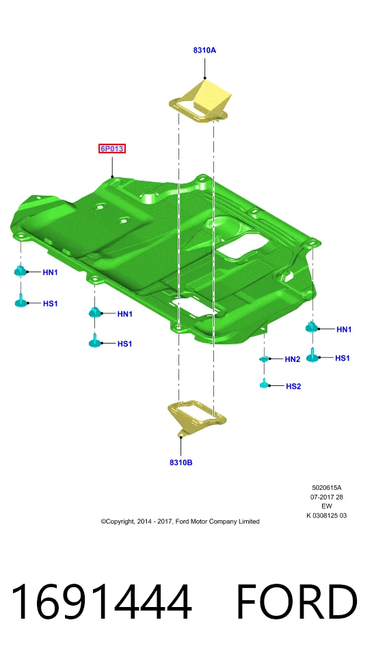 Compre 2813226 FPS Proteção de motor, de panela (da seção de motor)