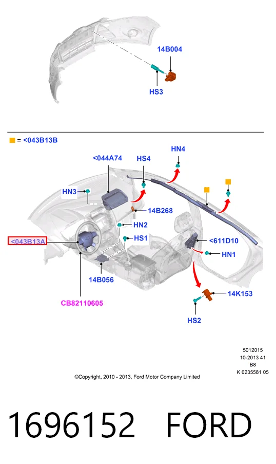 Volante Ford Focus III hatchback (CB8) (2010 - 2020) III