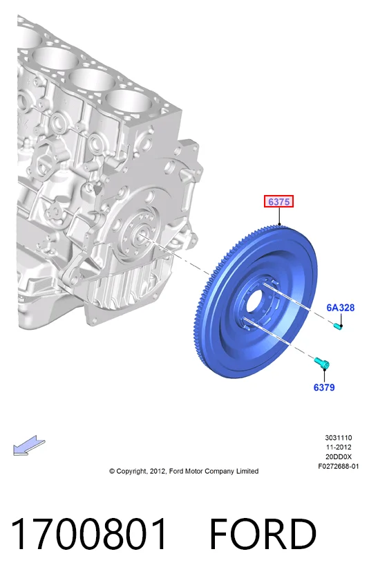  Volante de motor Ford Kuga I SUV (CBV) (2008 - 2012) I