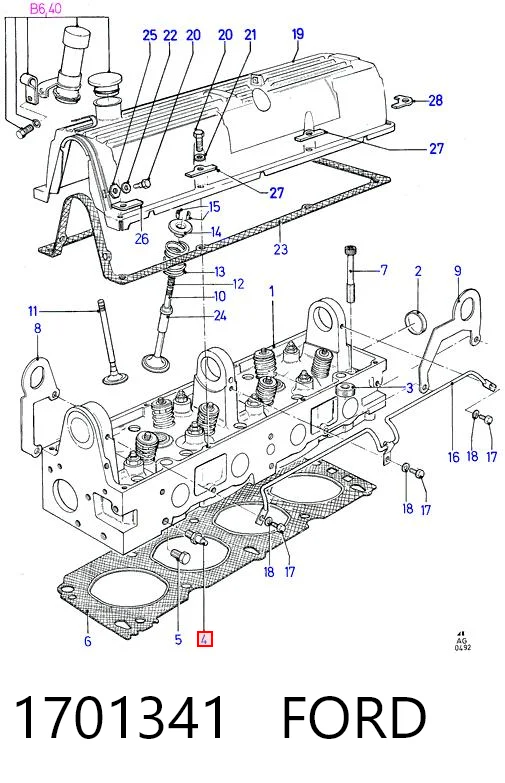  para Ford Taunus  (GBS.GBNS)