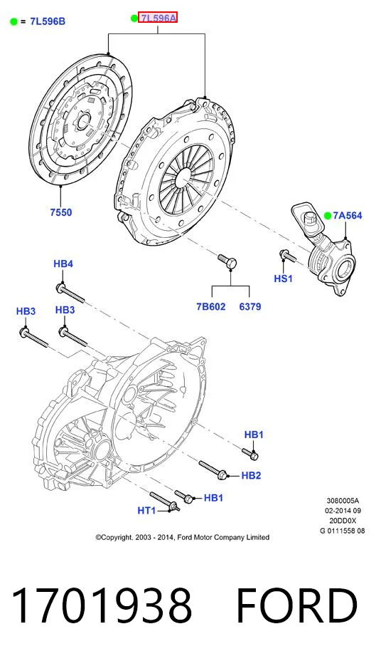 1701938 Ford
