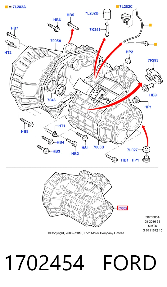 1702454 Ford