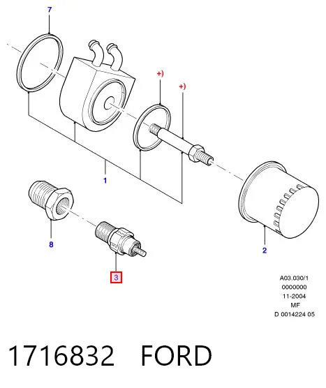 Sensor de pressão de óleo para Ford Escape  