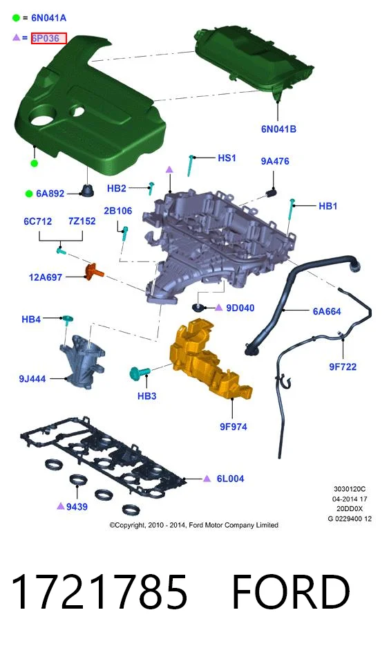 Tubo coletor de admissão Ford Kuga II CBS ao melhor preço