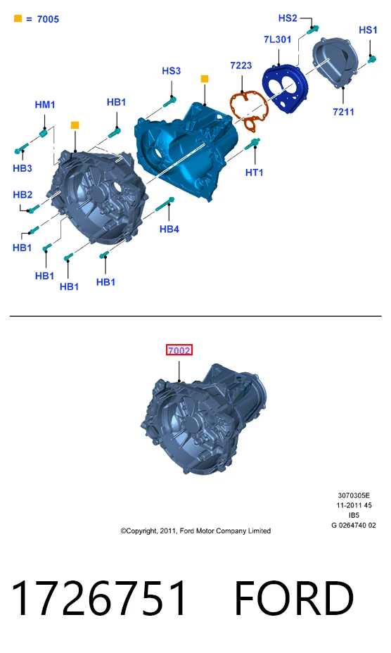 Caixa de Mudança montada (caixa mecânica de velocidades) para Ford Fiesta Mk6 CB1