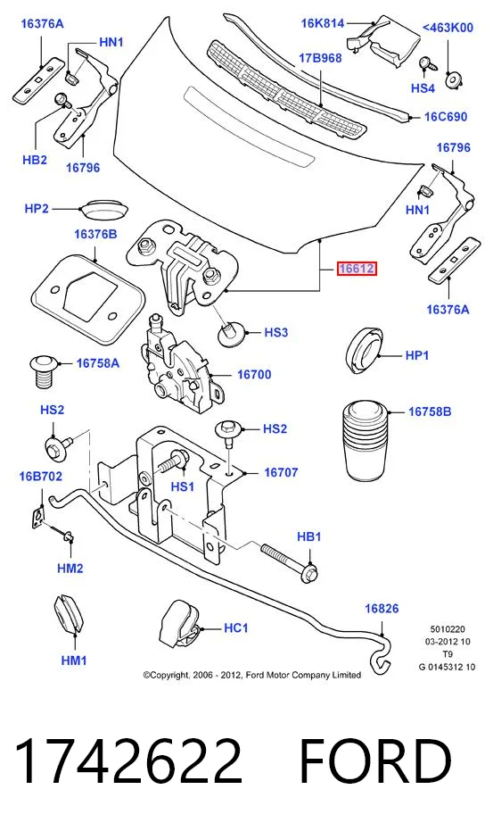 Capota Ford Transit preço, a partir de 165,15 USD