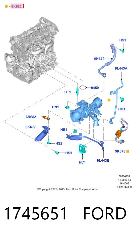 1745651 Ford Turbina