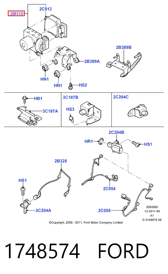  Unidade hidráulico de controlo ABS Ford S-Max monovolume (CA1) (2006 - 2014) 