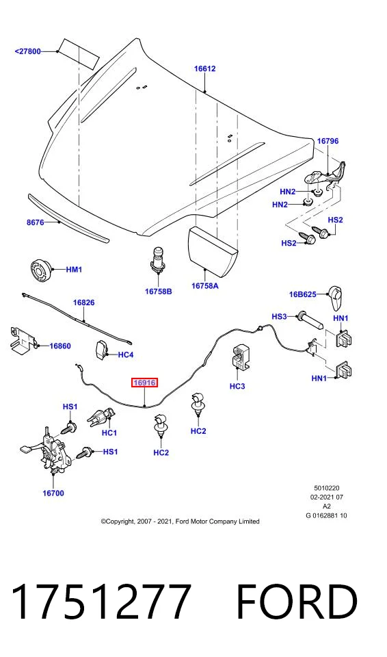Cabo de abertura da capota Kamoka 1251010 preço, a partir de 21,37 USD