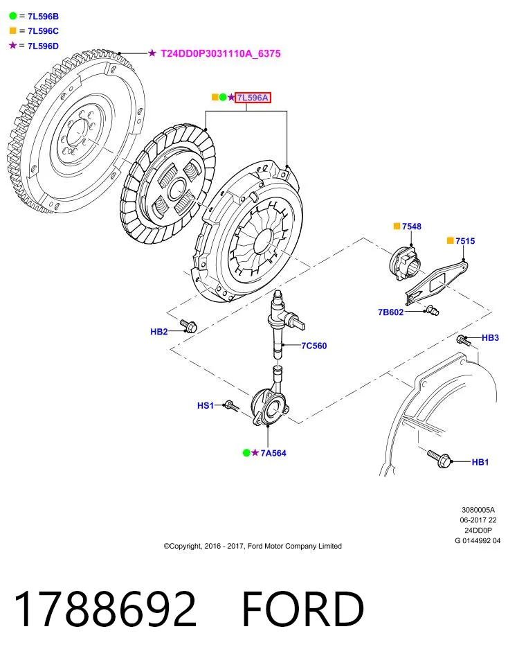 1788692 Ford