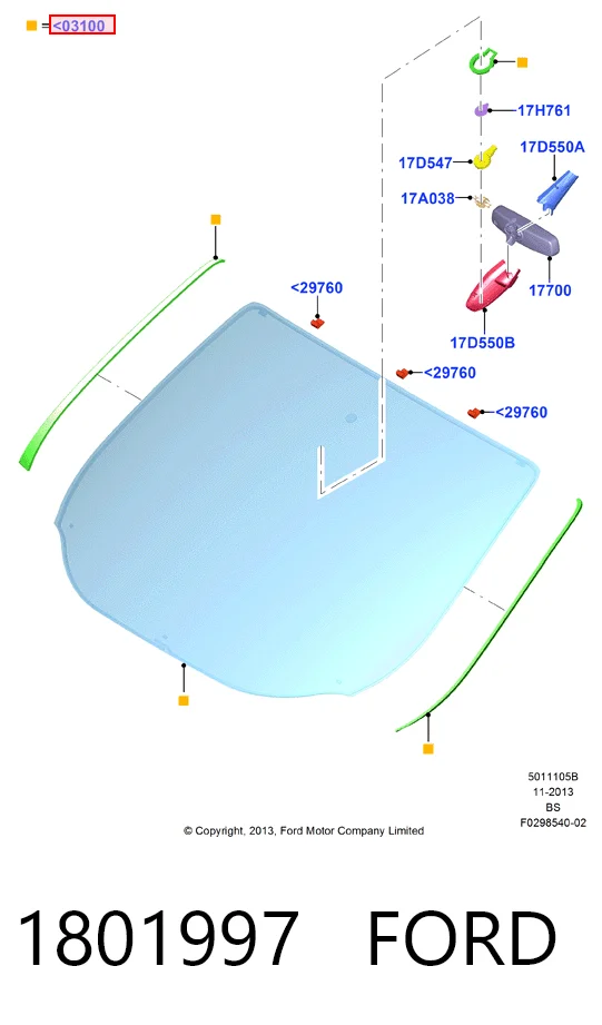 Pára-brisas para Ford Kuga CBS