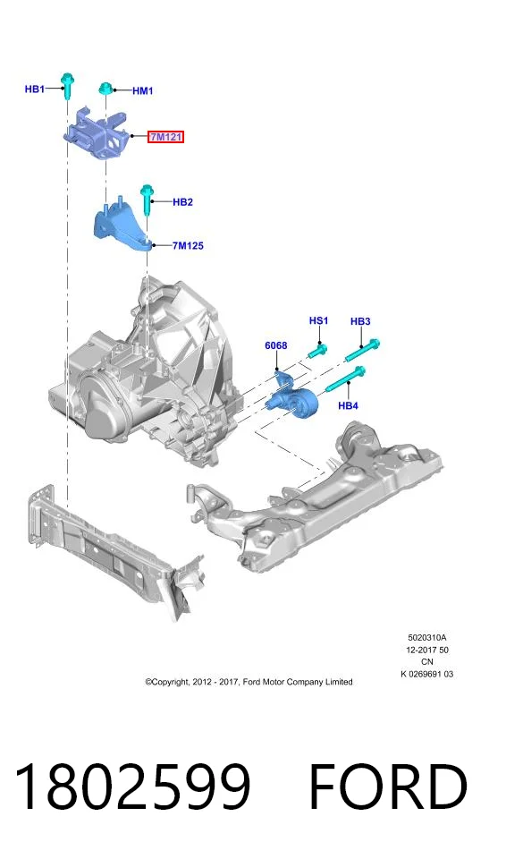 45327 Lemforder Coxim (suporte) esquerdo de motor