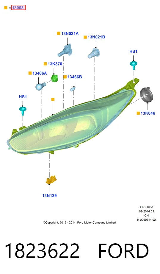 1823622 Ford