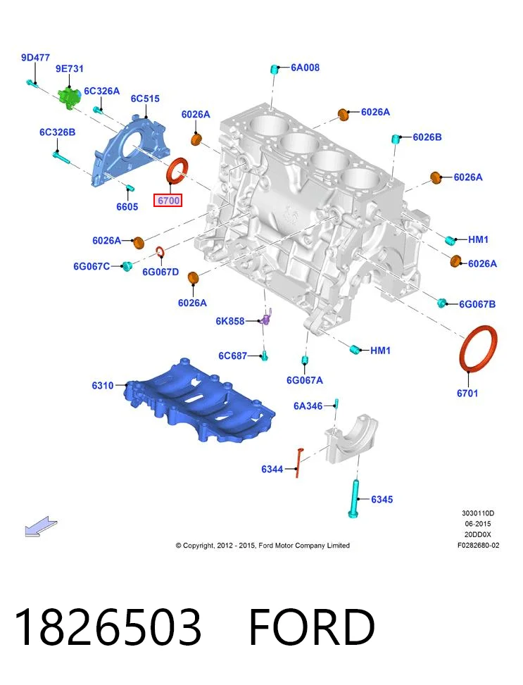 Compre Vedação dianteira de cambota de motor Citroen C4 