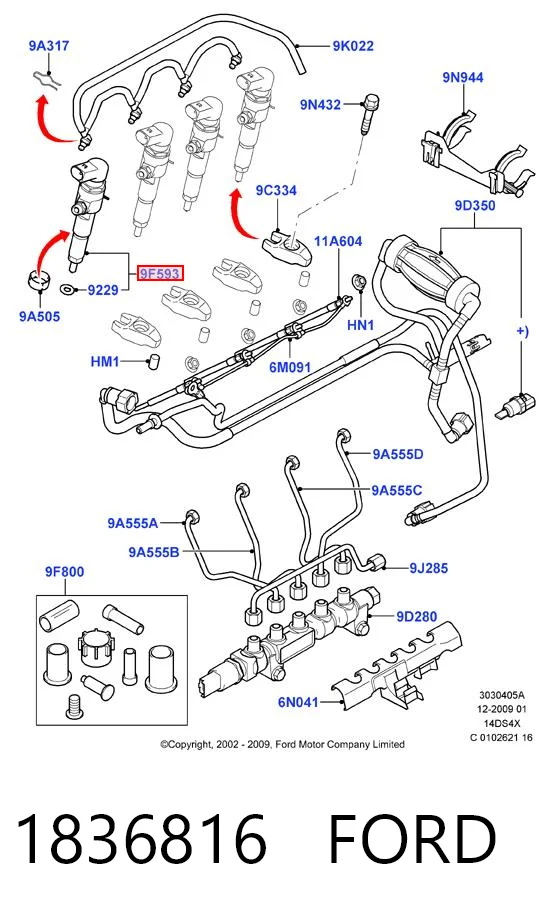 SU00100836 Toyota Injetor de injeção de combustível