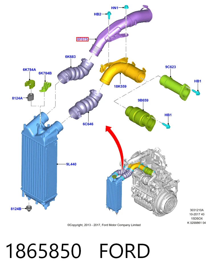  Ford F1B16F075AA