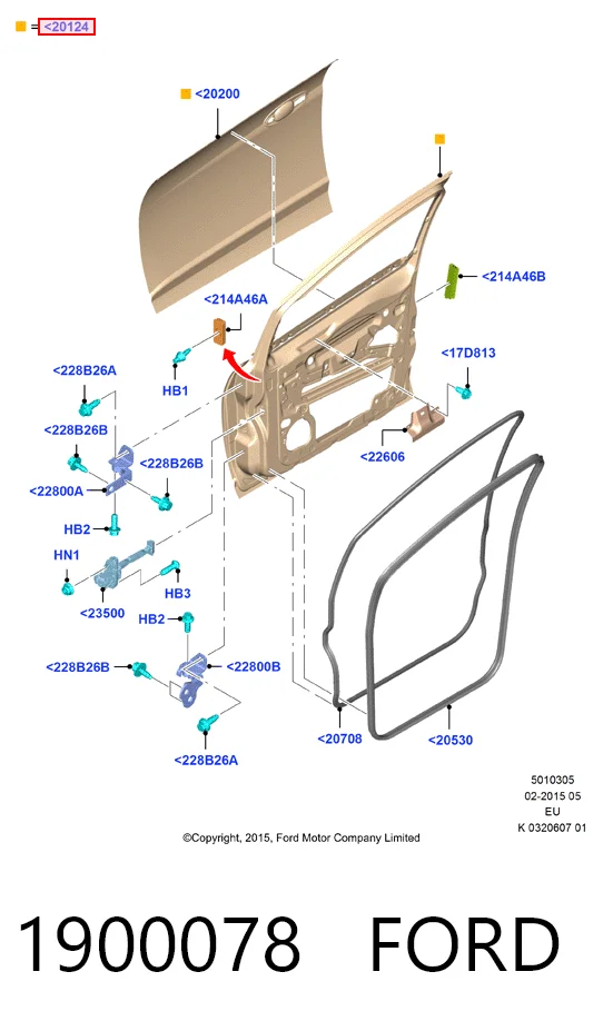 Compre Porta dianteira esquerda Ford C-Max 