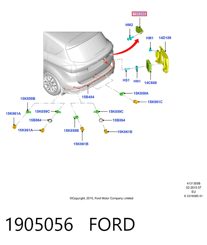 Pára-choque dianteiro Opel Meriva B 