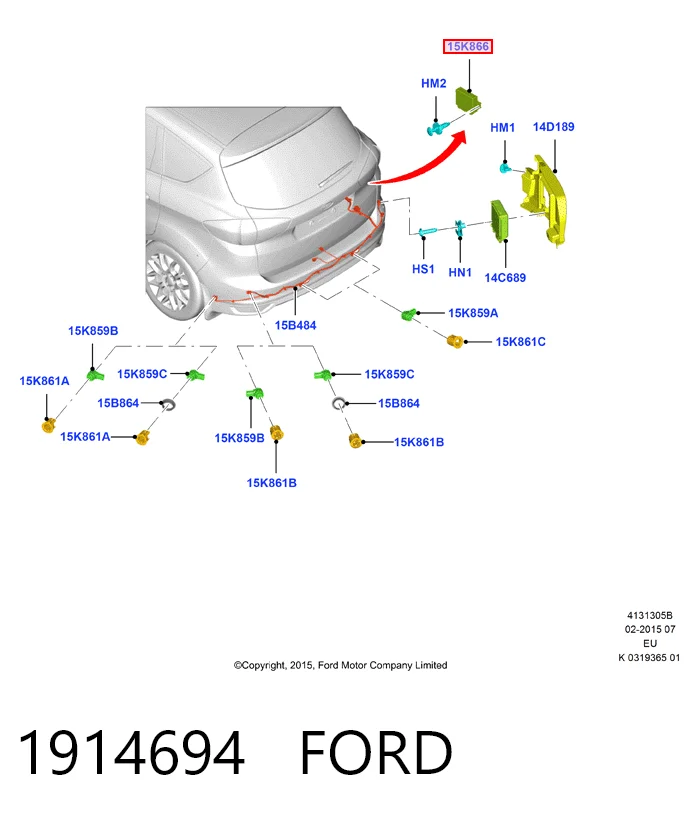  Pára-choque dianteiro Opel Meriva B monovolume (2010 - 2017) B