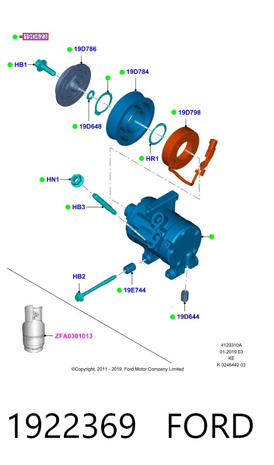 Compressor de aparelho de ar condicionado NRF 320194 preço, a partir de 361,66 USD