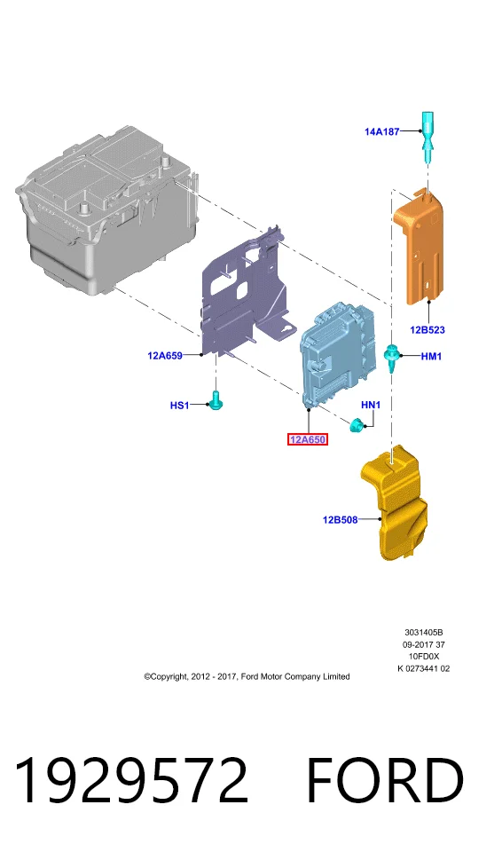 Módulo de direção (Centralina eletrônica) de motor para Ford Focus III CB8