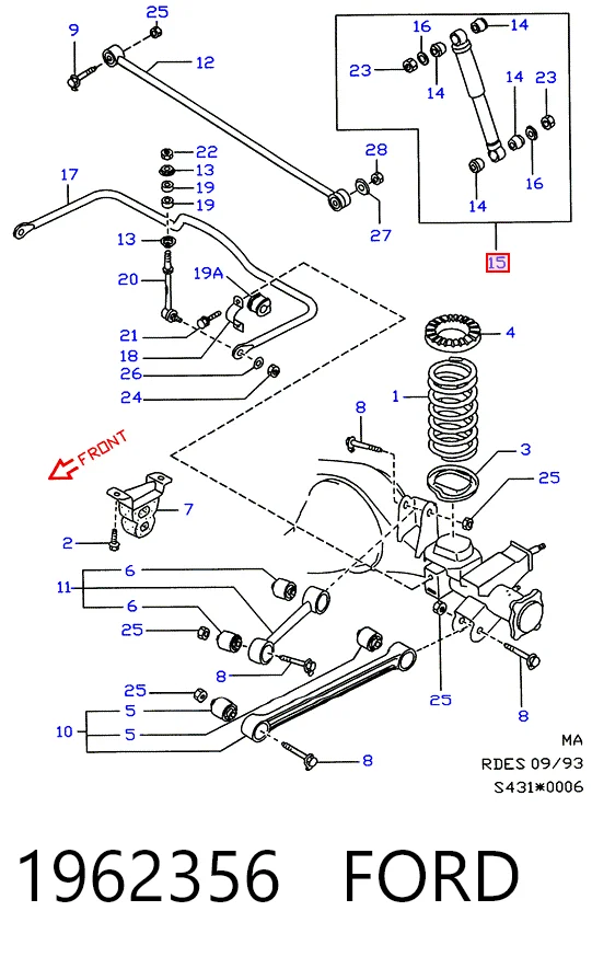  para Ford Maverick  (UDS, UNS)