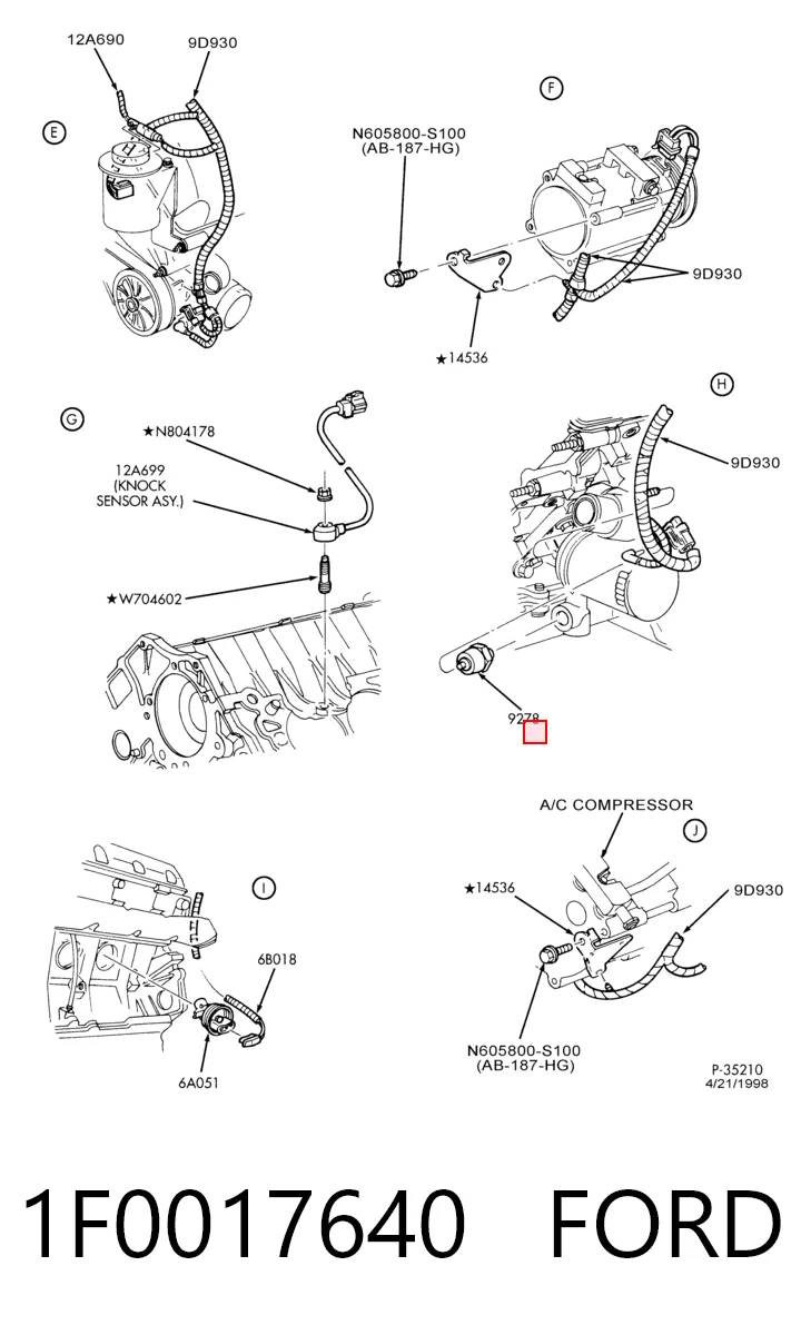  Sensor de pressão de óleo Ford Escape SUV (2001 - 2007) 