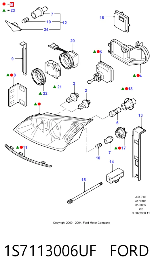 Luz esquerda Magneti Marelli LPC462
