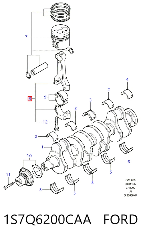 1S7Q6200CAA Ford