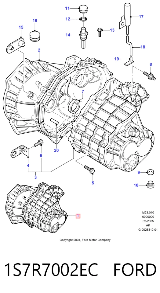 Caixa de Mudança montada (caixa mecânica de velocidades) Ford Mondeo III B4Y