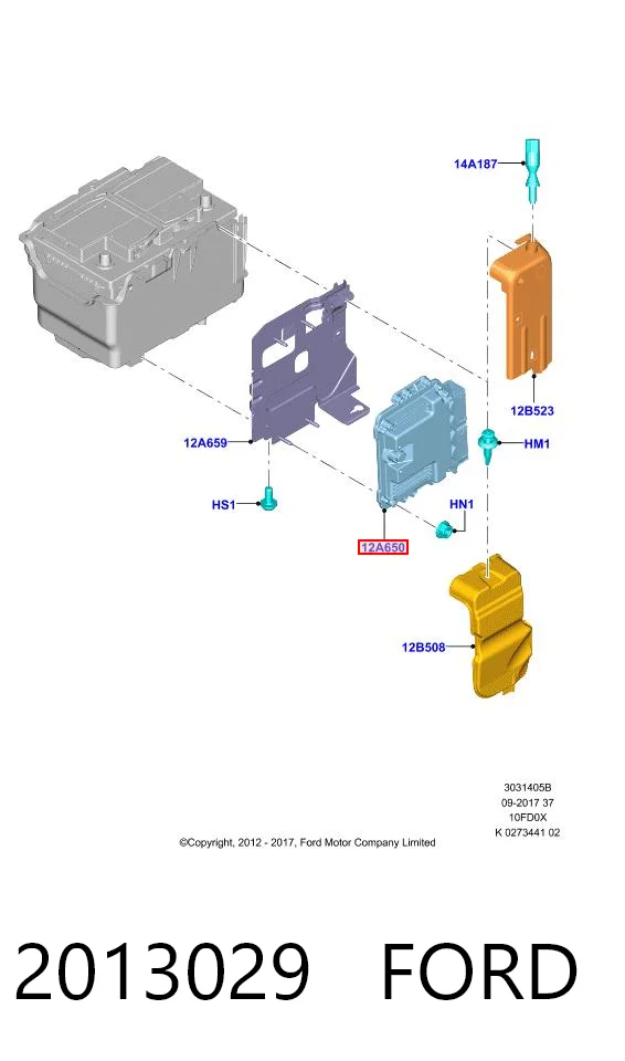 Módulo de direção (Centralina eletrônica) de motor Ford Focus III CB8