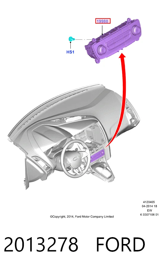 Compre Unidade de controlo dos modos de aquecimento/condicionamento Ford Focus 3