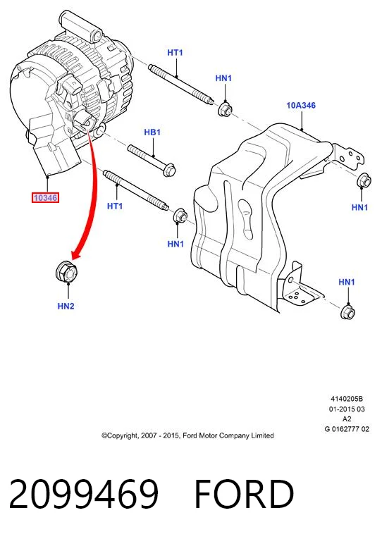 2099469 Ford Gerador