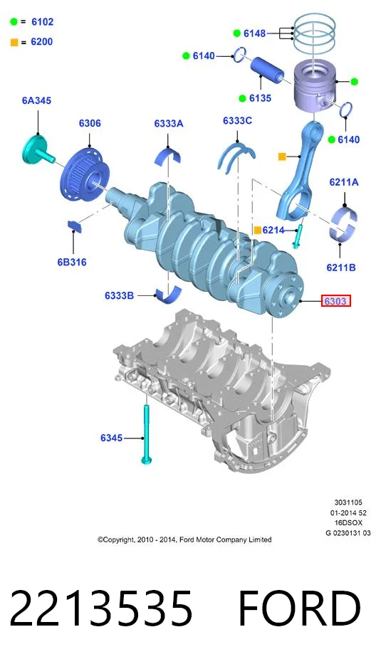 Compre Cambota de motor Citroen C3 