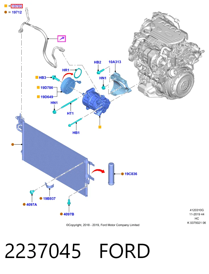 Compre Compressor de aparelho de ar condicionado Ford Focus 4