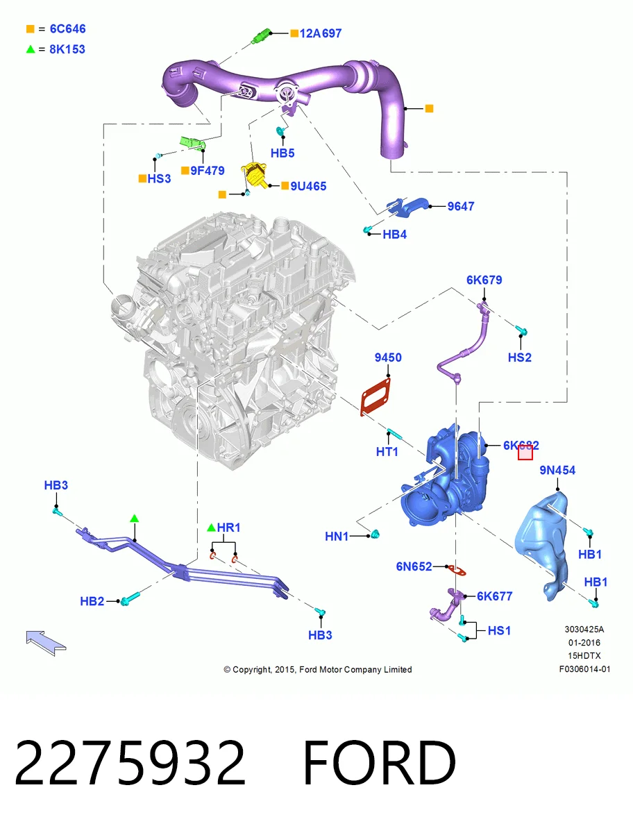 2275932 Ford Turbina