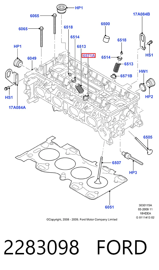 Vedação de válvula (de óleo) de escape Fiat/Alfa/Lancia 55263053 preço, a partir de 2,43 USD