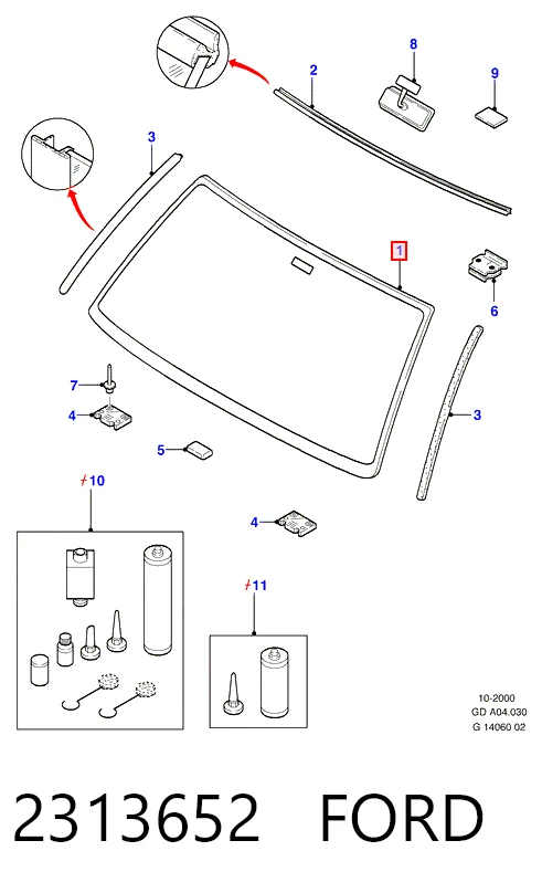  para Ford Mondeo I (GBP)