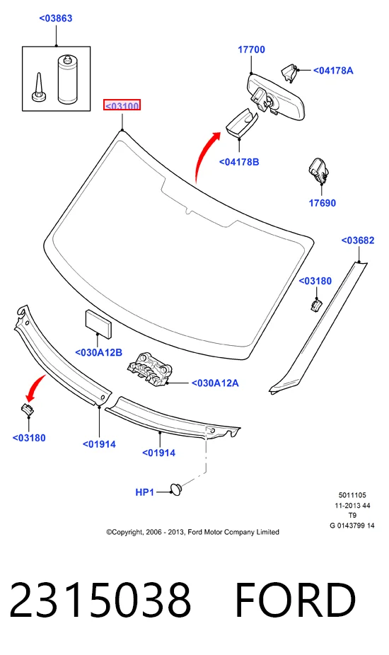 Pára-brisas Ford Transit  V347/8 ao melhor preço