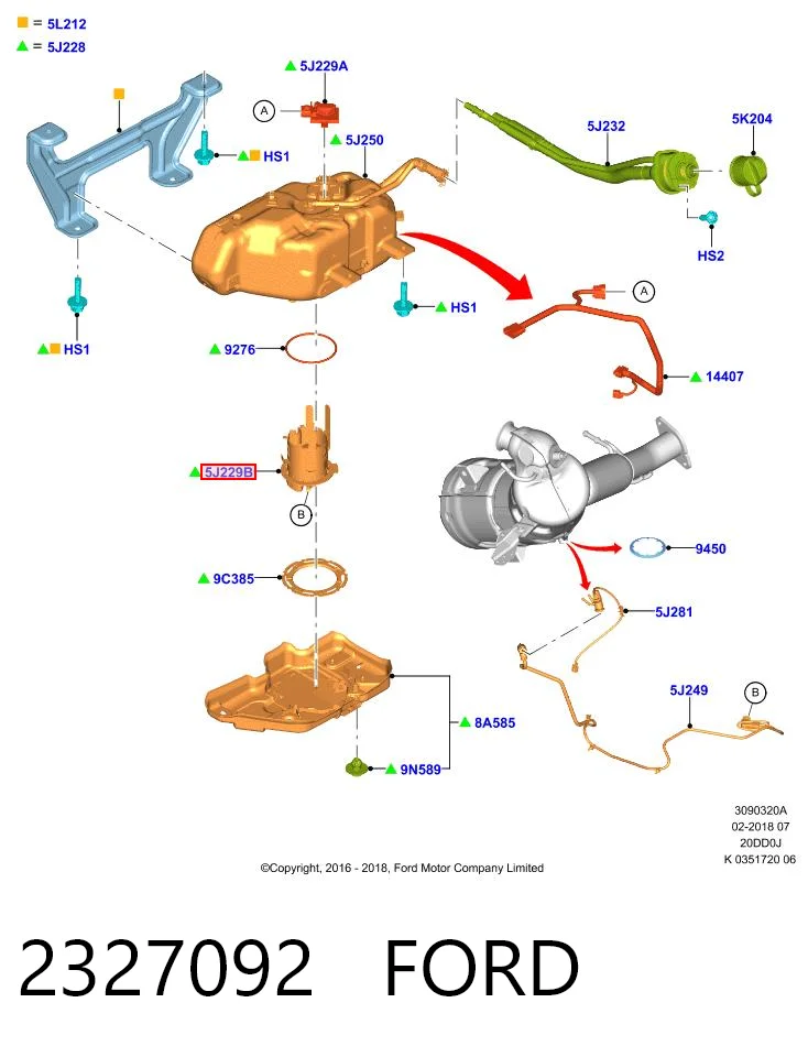 2327092 Ford Bomba AD BLUE