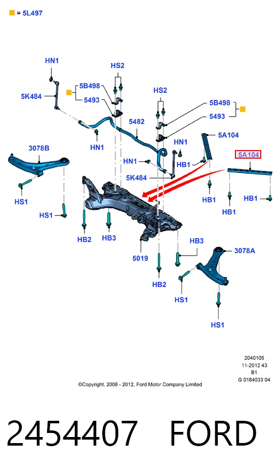2454407 Ford 