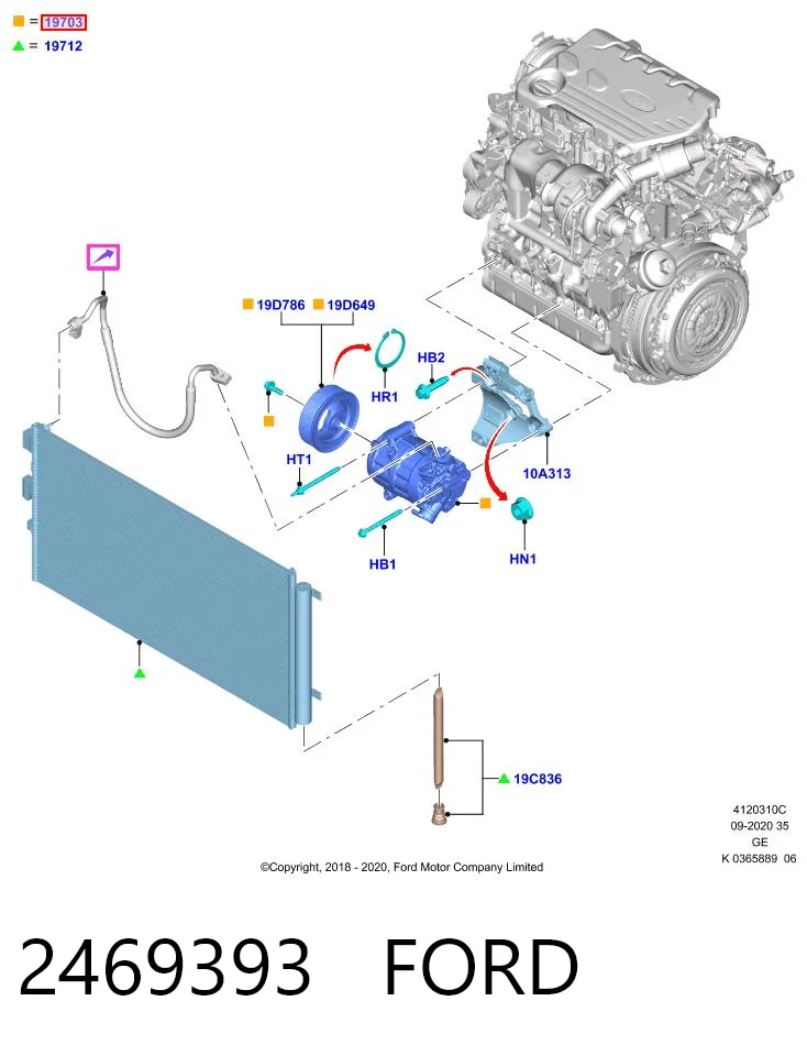 Compressor de aparelho de ar condicionado Ford Focus preço, a partir de 87,89 USD