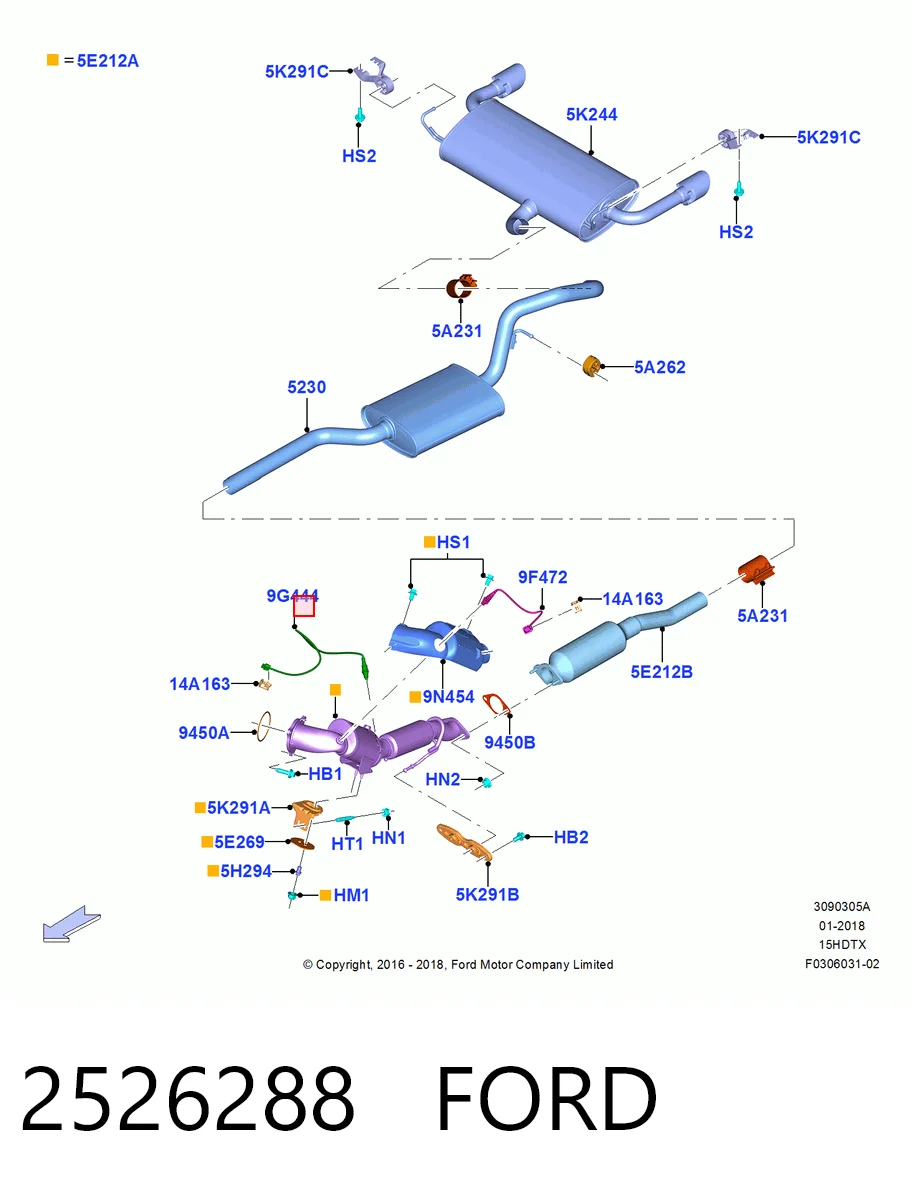 Sonda lambda, sensor de oxigênio Ford Fiesta preço, a partir de 52,73 USD