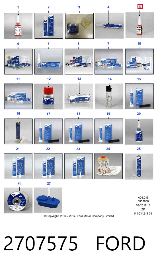D000600A2 Bentley Selante de silicone